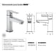 thumbnail image 2 of Monoblock para lavabo Urrea Inox 9434INOX, 2 of 2