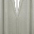 thumbnail image 6 of Sun Zero Prescott 2-pack Herringbone Magnetic Closure 100% Blackout Rod Pocket Curtain Panel Pair, 37"W x 63"L, Pearl, 6 of 8
