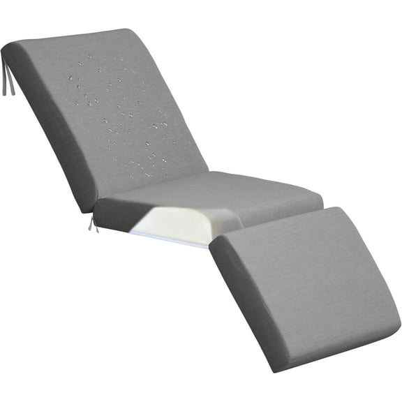 WOWMAX Chaise Lounge Cushions Outdoor, Outdoor Lounge Chair Cushions, 4.5In Thickness Fadesafe Water-Resistant, Lounge Chair Cushion, Patio Furniture Cushions