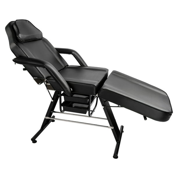 70 Portable Massage Table Beauty Salon Spa Chair Tattoo Chair Black