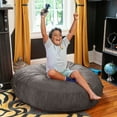 thumbnail image 5 of Jaxx Cocoon 4 Foot Bean Bag Chair and Crash Pad, Charcoal, 5 of 7