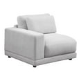 thumbnail image 4 of Devion Furniture 4-Piece Upholstered Velvet & Fabric Modular Sofa in Beige, 4 of 9