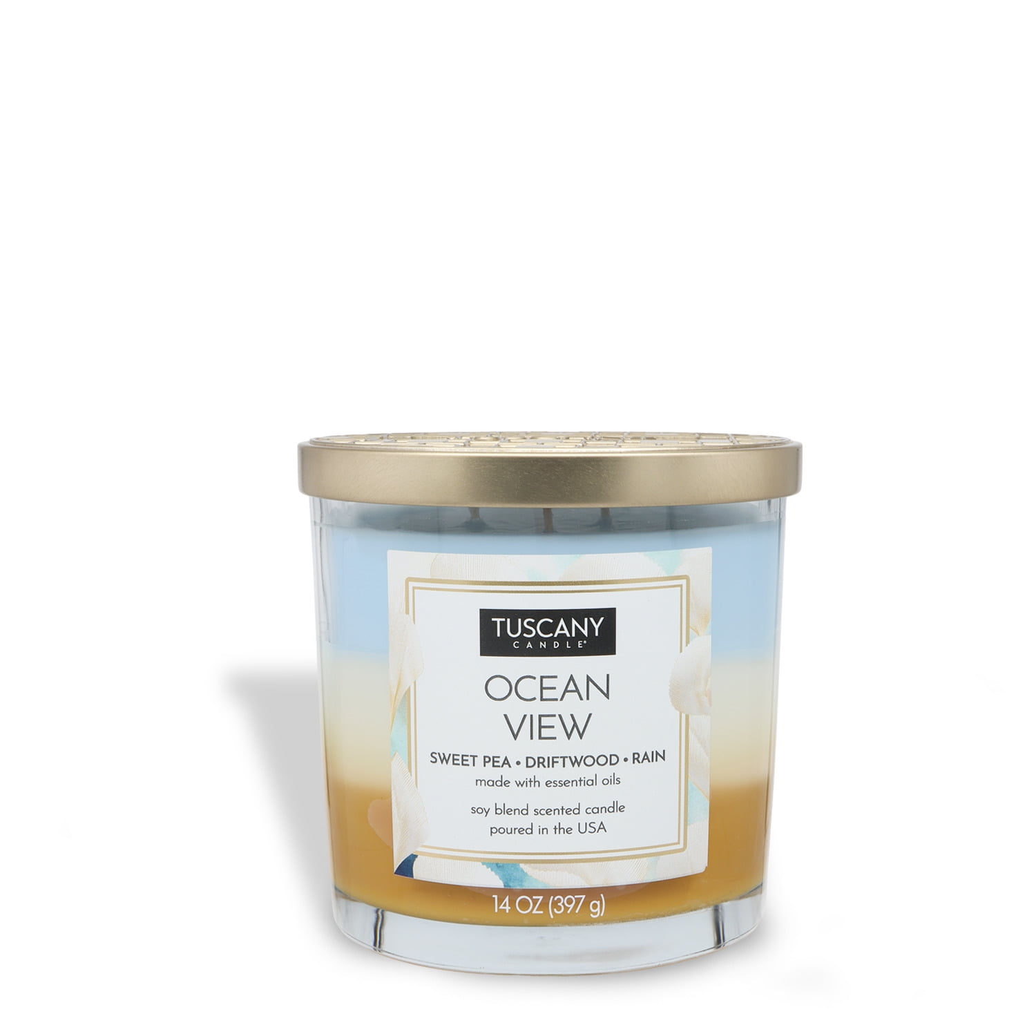 Ocean View Long-Lasting Scented Jar Candle (14 oz)