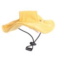 thumbnail image 4 of Gorra para mascotas Protección solar Suave Cómodo Ligero Lindo Sombrero para el sol para mascotas con orificios para las orejas para gatos Perros Amarillo S, 4 of 5