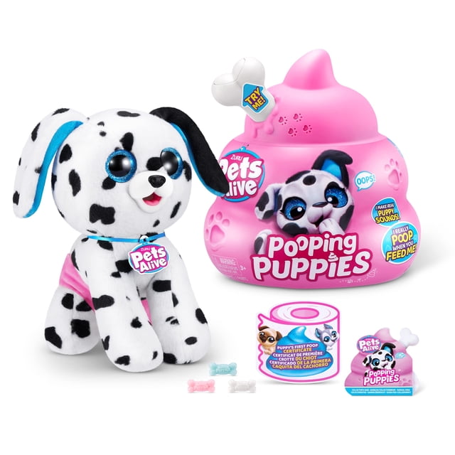 Peluche Pets Alive cagando cachorros dálmatas ZURU Girls