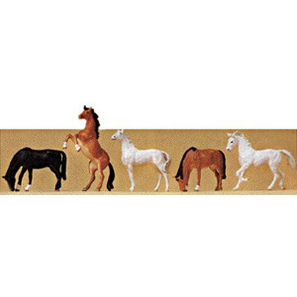 Preiser 10156 HO Scale Animals - Horses - Walmart.com - Walmart.com