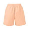 thumbnail image 6 of Bermuda Shorts for Women 7 Inch Inseam Drawstring Short High Waisted Lightweight Short Beach Vacation Outfits Pockets Pink L, 6 of 8