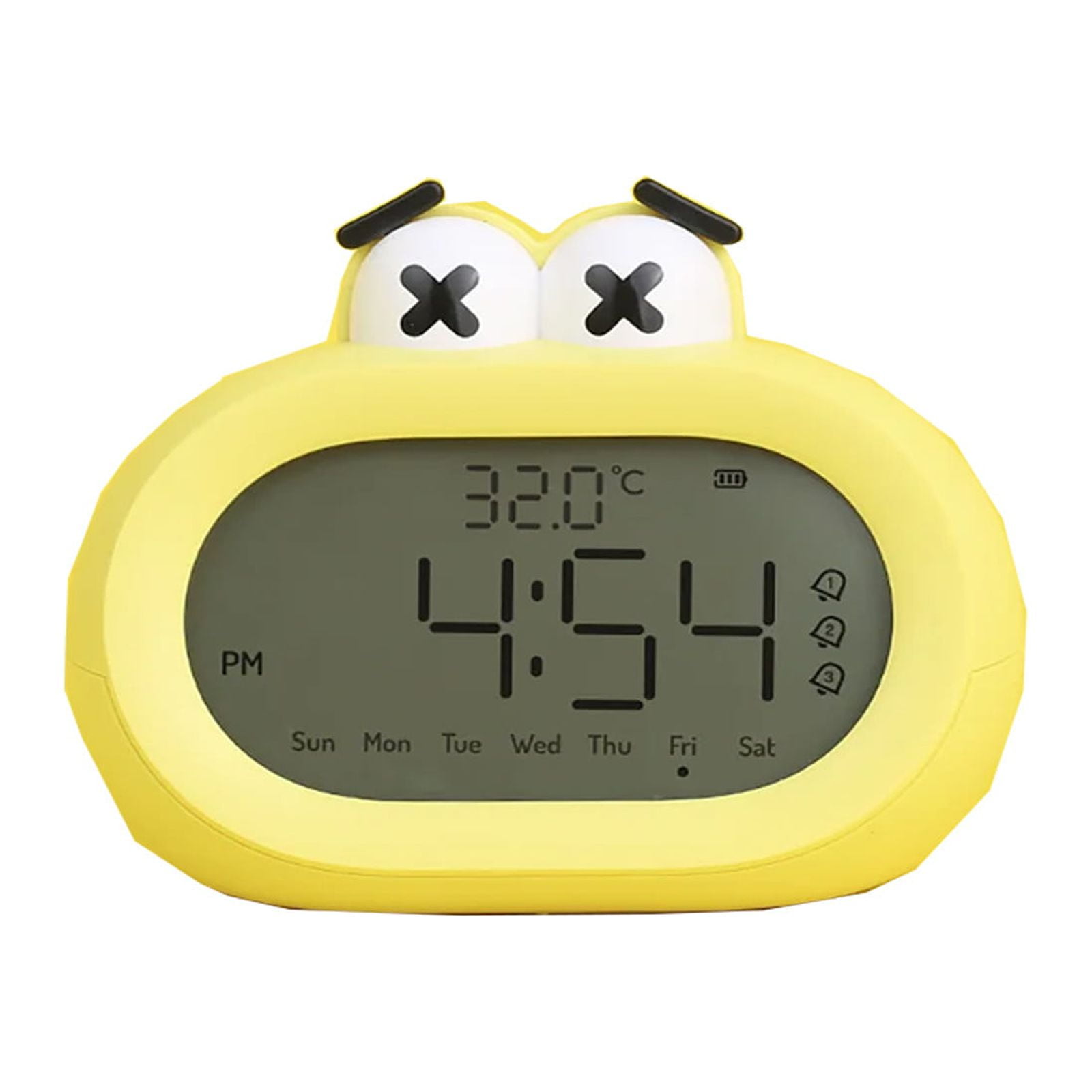 SDJMa Smart Night Light Alarm Clock Battery Operated with Indoor