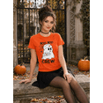thumbnail image 4 of KimSoong Women Halloween Nurse Shirt Boo Boo Crew Letter Printt T-Shirt Funny Ghost Nurse Graphic Tee Tops, 4 of 13