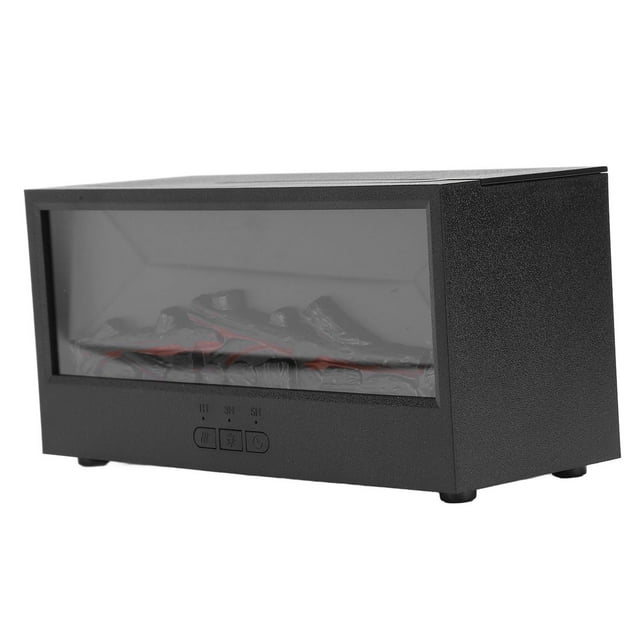 Humidificador Difusor De Llama, Difusor De Aceite Esencial De Llama, Chimenea De Llama 3D Realista De 150 Ml Para Dormitorio