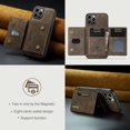 thumbnail image 4 of For Iphone 15 Pro Dg.Ming M2 Series 3-Fold Card Bag Wallet Leather Phone,iPhone 14 Pro, 4 of 7