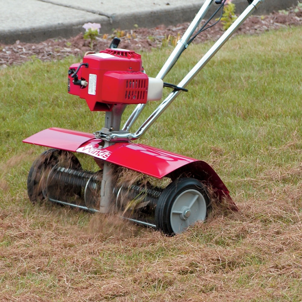 Mantis 5222 Lawn Dethatcher Attachment with 60 Spring-Steel for 9" Tillers
