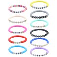 thumbnail image 1 of Pulsera Album Inspi 10/11/15 Piezas Con Cuentas Arcilla para Fans Boho Rojo, 1 of 9