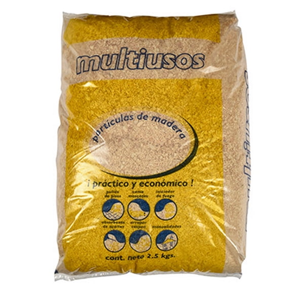 aserrín - partículas de madera 2.5 kg