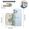 thumbnail image 2 of GAEKEAO Small Wallet for Women RFID Blocking Slim Bifold Floral Leather Card Holder with Zipper Pocket ID Window, 2 of 10
