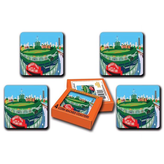 Alphabet cities: wrigley field coaster set (other): 9780990685821