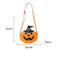 thumbnail image 3 of LILIYA Womens Halloween Pumpkin Crossbody Bags Cute Funny Candy Purse Novelty 3D Shoulder Bag Halloween Holiday Tote Handbag with Chain, 3 of 8