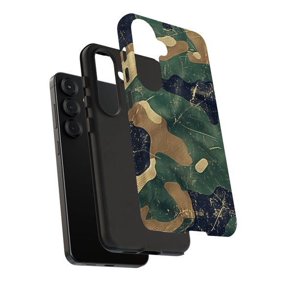 For Samsung Galaxy S20 Plus, Dual-Layer, Combat Camouflage Print, USA