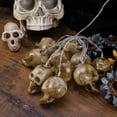 thumbnail image 3 of Guirnalda de luces LED de Halloween de 1,5 m con 10 luces LED a pilas, con forma de calavera, para decoración de fiestas, patios y jardines (pilas no incluidas)., 3 of 7