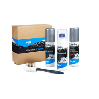 Shoe Cleaning Complete Kit | 1x 4oz Solution, 1x Brush - Easily Cleans and  Conditions White Sneakers - Tennis Shoes, Suede, Leather, Nubuck, Canvas