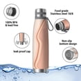 thumbnail image 4 of 29oz Insulated Water Bottle with Tea Infuser, Stainless Steel Travel Mug, Liquid & Marble Print, 4 of 6