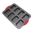 thumbnail image 1 of Mini Molde Para Pan, Molde Para Hornear Pan De 8 Cavidades Para Brownie, 1 of 7