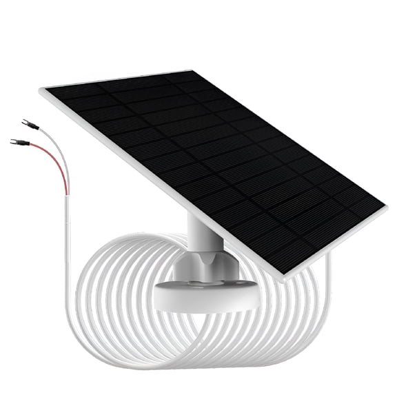 HIBIBUD Solar Charging Panel 6W Ip66 Waterproof Solar Panel for Video Doorbell Camera