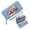 Blue, variant on Lightweight Women's Clutch Wallet Removable Wrist Strap for Women Original Designs Made on Demand Love Travel Accessory Durable Polyester Lining