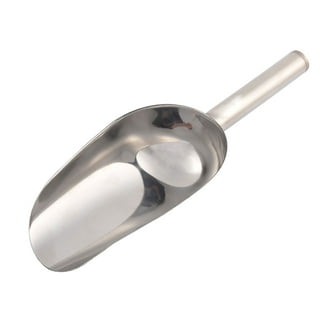 Flour scoop made of polished cast aluminium - 180400