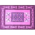 thumbnail image 1 of Ahgly Company Indoor Rectangle Persian Purple Traditional Area Rugs, 5' x 8', 1 of 4