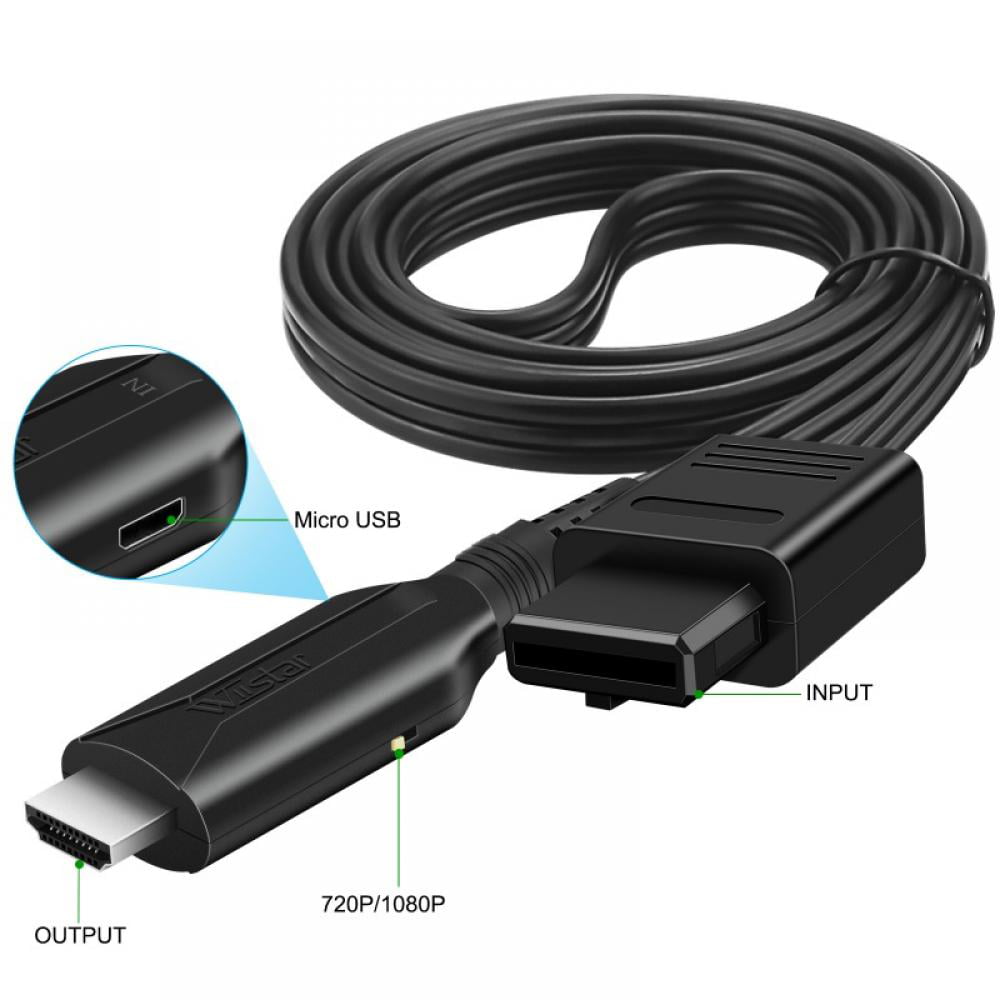 Nøjagtig Fremskynde maskine Nintendo 64 N64,N64/SNES/GC to HDMI Adapter,HD Converter HDMI Cable for  Nintendo Game - Walmart.com
