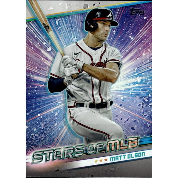 2024 TOPPS STARS OF MLB #SMLB-31 MATT OLSON ATLANTA BRAVES