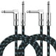 thumbnail image 1 of Cable de instrumento Sovvid de 10 pies, 2 unidades, guitarra eléctrica y bajo, teclado, cable de amp, 1 of 7