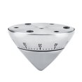 thumbnail image 1 of Sonew Mechanical Timer, Mechanical Cooking Timer,Fashionable Stainless Steel  60 Minutes Count Down Mechanical Cooking Timer Kitchen Tool, 1 of 8