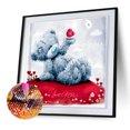 thumbnail image 2 of 5D DIY taladro completo diamante pintura amor oso punto de cruz bordado mosaico Hugtrwg Para estrenar, 2 of 8