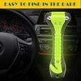 thumbnail image 2 of 2-in-1 Emergency Car Escape Tool - Window Breaker & Seatbelt Cutter, 3-Pack Vehicle Safety Device,Green, 2 of 6