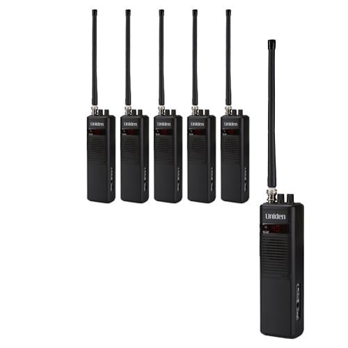 Uniden PRO401HH Handheld CB Radio with Auto Noise Cancellation (6Pack