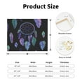 thumbnail image 2 of Lsque Dreamcatcher With Colorful Feathers Print Wall Art – Decorative Picture for Living Room, Bedroom, and Office (Horizontal), 2 of 6