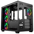 thumbnail image 4 of Gabinete Gamer Balam Rush TANK MASTER 9600 TB ATX Media Torre 4 Fan ARGB Cristal Templado USB-C BKWH, 4 of 4