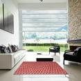 thumbnail image 6 of Ahgly Company Indoor Square Patterned Love Red Area Rugs, 7' Square, 6 of 6