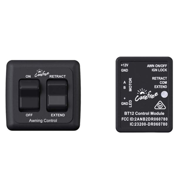 Sistema de Control Inalámbrico para Toldo de RV Carefree 901602 BT12