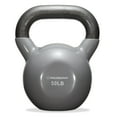 thumbnail image 2 of Philosophy Gym Vinyl Coated Cast Iron Kettlebell Weight, 50 lbs, 2 of 6