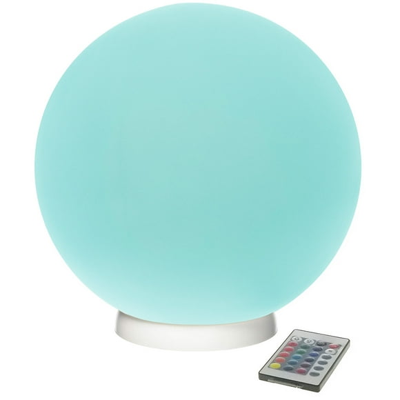 Modern Home Sphère Flottante LED Lumineuse de Luxe avec Télécommande Infrarouge (14 Pouces)