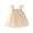 0##Beige150, variant on Kiijoy Girls Polka Dot Tulle Dress Flutter Sleeves Mesh Princess Dress, Blue, Size 6M-6Y