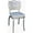 Cracked Ice Grey, variant on Richardson Seating Handle Back Diner Chair with 2" Box Seat-Color:Cracked Ice Red