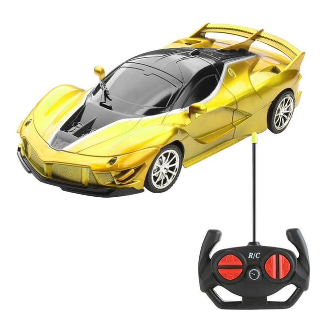 NAOJIE Voiture de Course Télécommandée Sans Fil à Grande Vitesse pour Dérive et 2,4 GHz, Adaptable à Divers Terrains - Jaune, Course Télécommandée, Voitures Télécommandées, Jouets pour Garçons 6-8 Ans