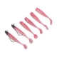 thumbnail image 2 of juegos de cebo de pesca artificial de silicona YUNYI BRAND color rosa, 2 of 8
