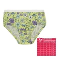 thumbnail image 2 of Pantaleta Corte a la Cadera Fruit of the Loom para Niña, Algodón Premium 3 Piezas Multicolor Talla 14, 2 of 4