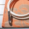 thumbnail image 3 of SAFAVIEH Courtyard Cindy Floral Indoor/Outdoor Area Rug, Terra Natural/Brown, 6'7" x 6'7" Square, 3 of 9