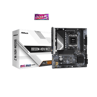 GIGABYTE B650M K (AM5/ LGA 1718/ AMD/ B650/ Micro-ATX/ 5-Year Warranty/  DDR5/ 2X PCIe 4.0 M.2/ PCIe 4.0/ USB 3.2 Gen2 Type-C/ 2.5GbE  LAN/Motherboard)